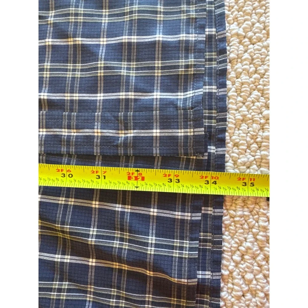 The North Face Mens Plaid Button Up Shirt‎ Navy XXL Long Sleeve Hiking Gorpcore